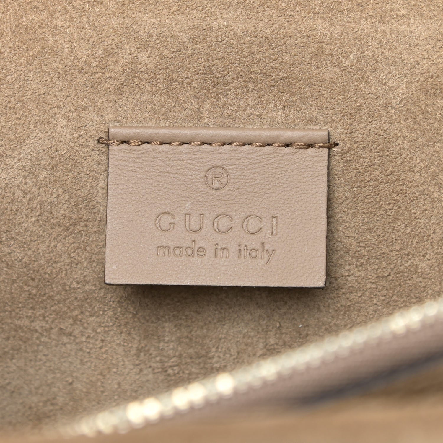 Gucci GG Supreme Monogram Small Dionysus Shoulder Bag Taupe 8 of 11