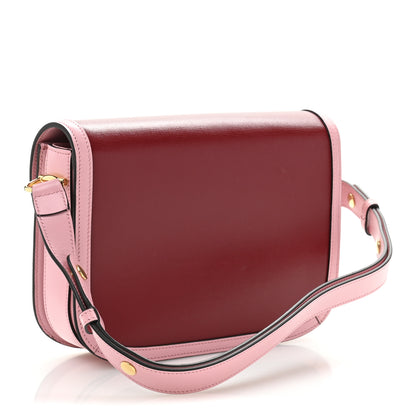Gucci Azalea Calfskin Horsebit 1955 Shoulder Bag New Cherry Red Wild Rose 3 of 11