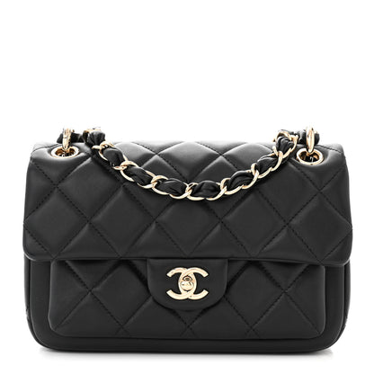 Chanel Calfskin Quilted CC Chain Flap Black 1 of 10