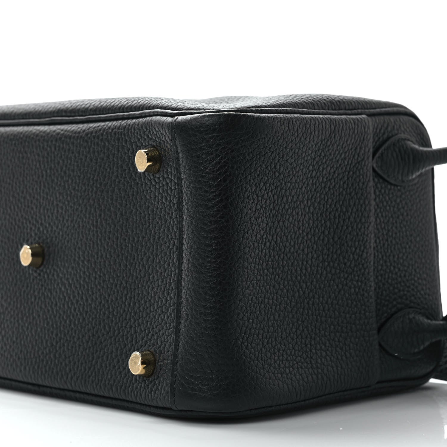 Hermes Taurillon Clemence Lindy 26 Black 8 of 9