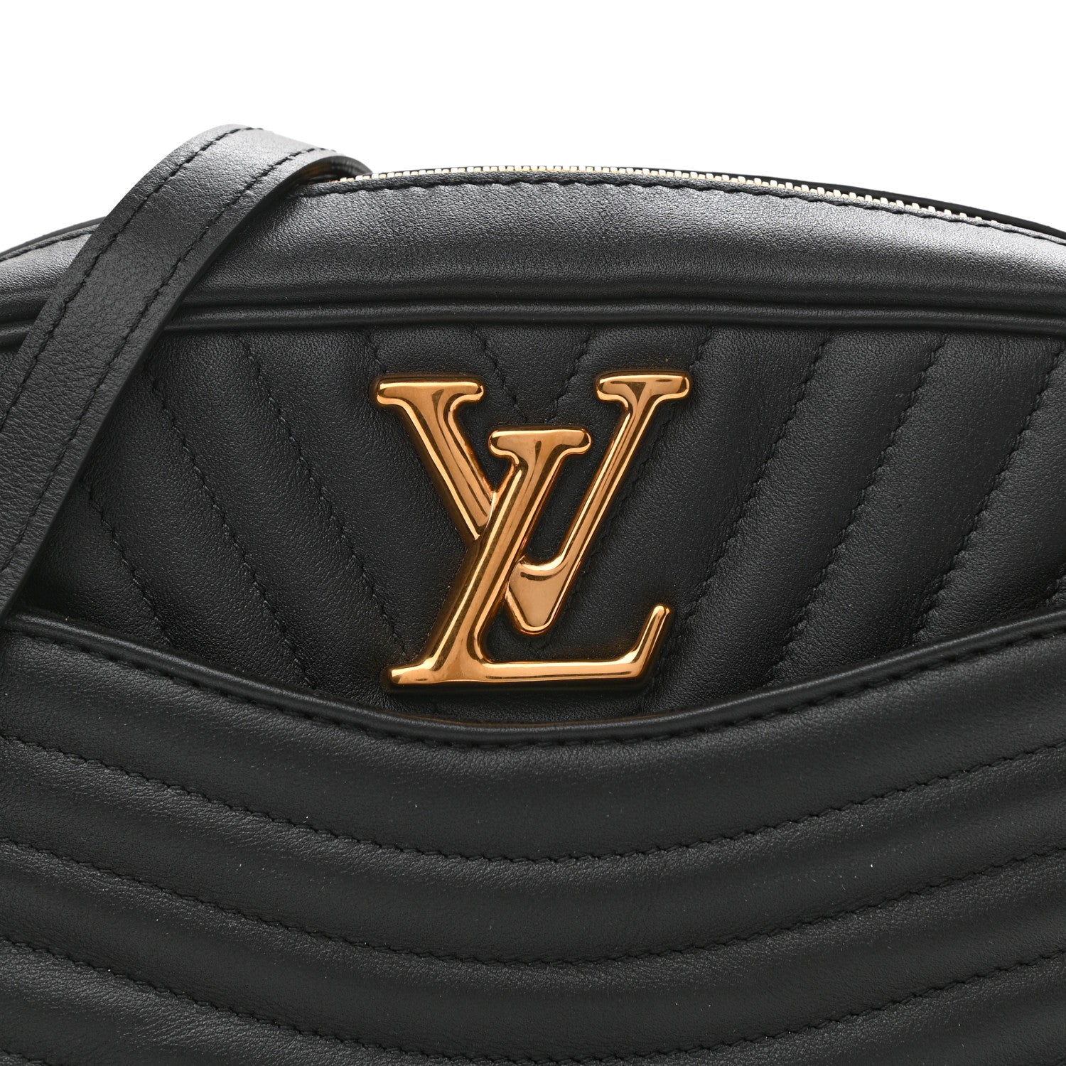 Louis Vuitton Calfskin New Wave Camera Bag Black 8 of 10