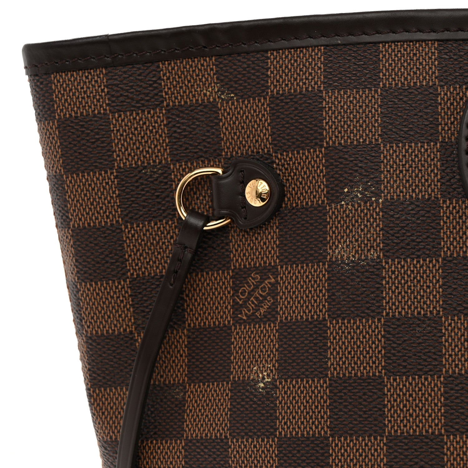 Louis Vuitton Damier Ebene Neo Neverfull MM Rose Ballerine 11 of 11