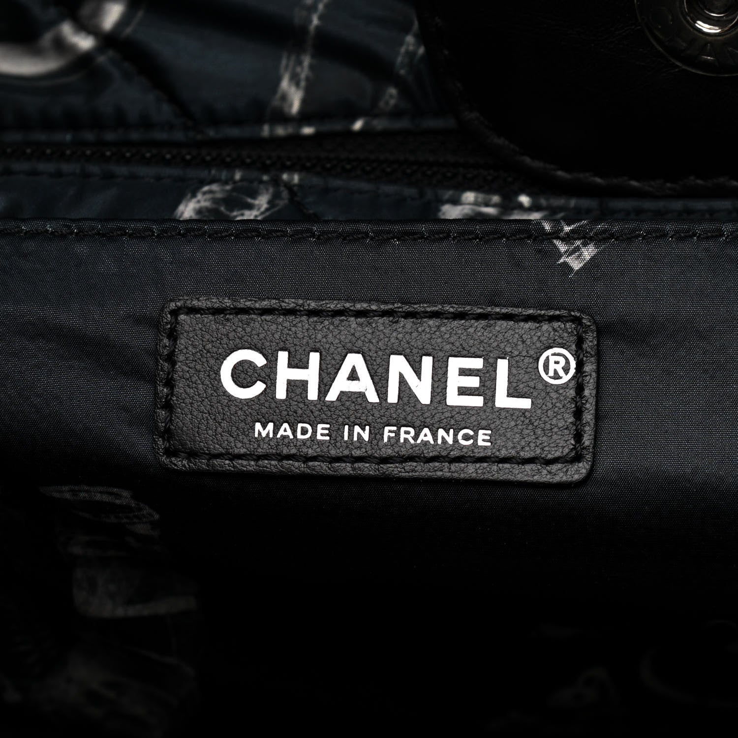 Chanel Aged Calfskin Chevron Small Big Bang Hobo Black 5 of 10