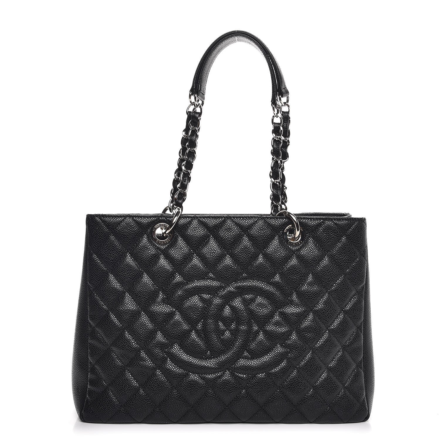 Chanel Caviar Quilted Grand Shopping Tote GST Black 1 of 7