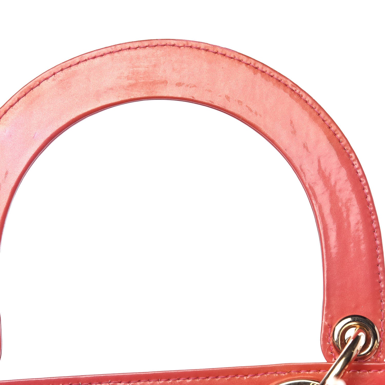 Christian Dior Patent Cannage Medium Lady Dior Pink 17 of 20