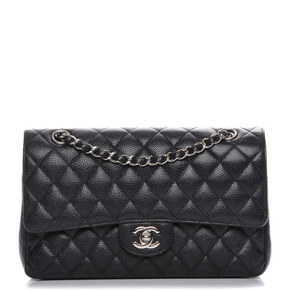 Chanel Caviar Quilted Medium Double Flap Black 1 of 8