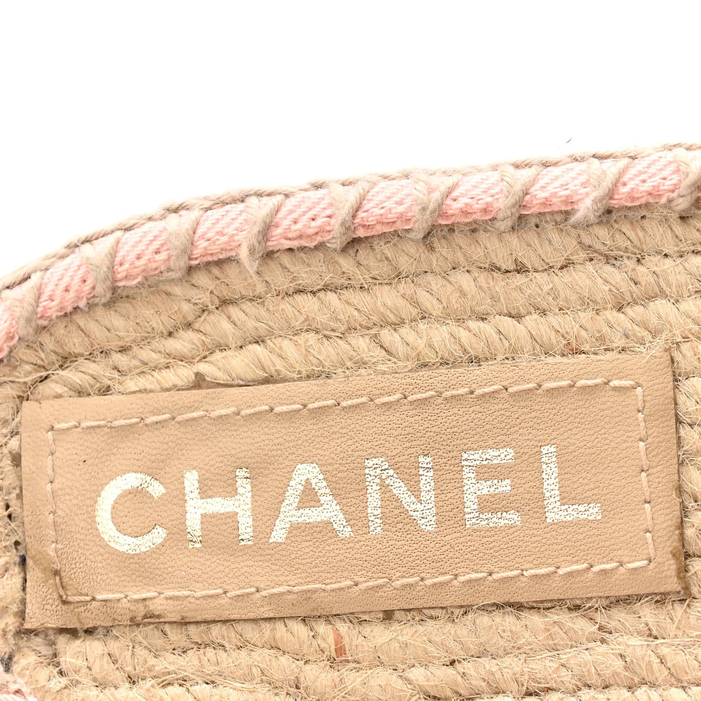 Denim CC Espadrille Mules 37 Pink Black