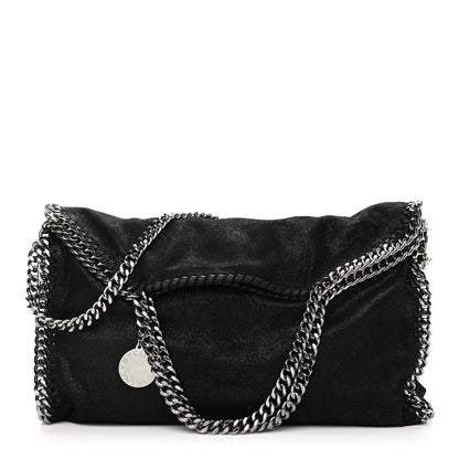 Stella McCartney Shaggy Deer Falabella Fold Over Tote Black 1 of 9