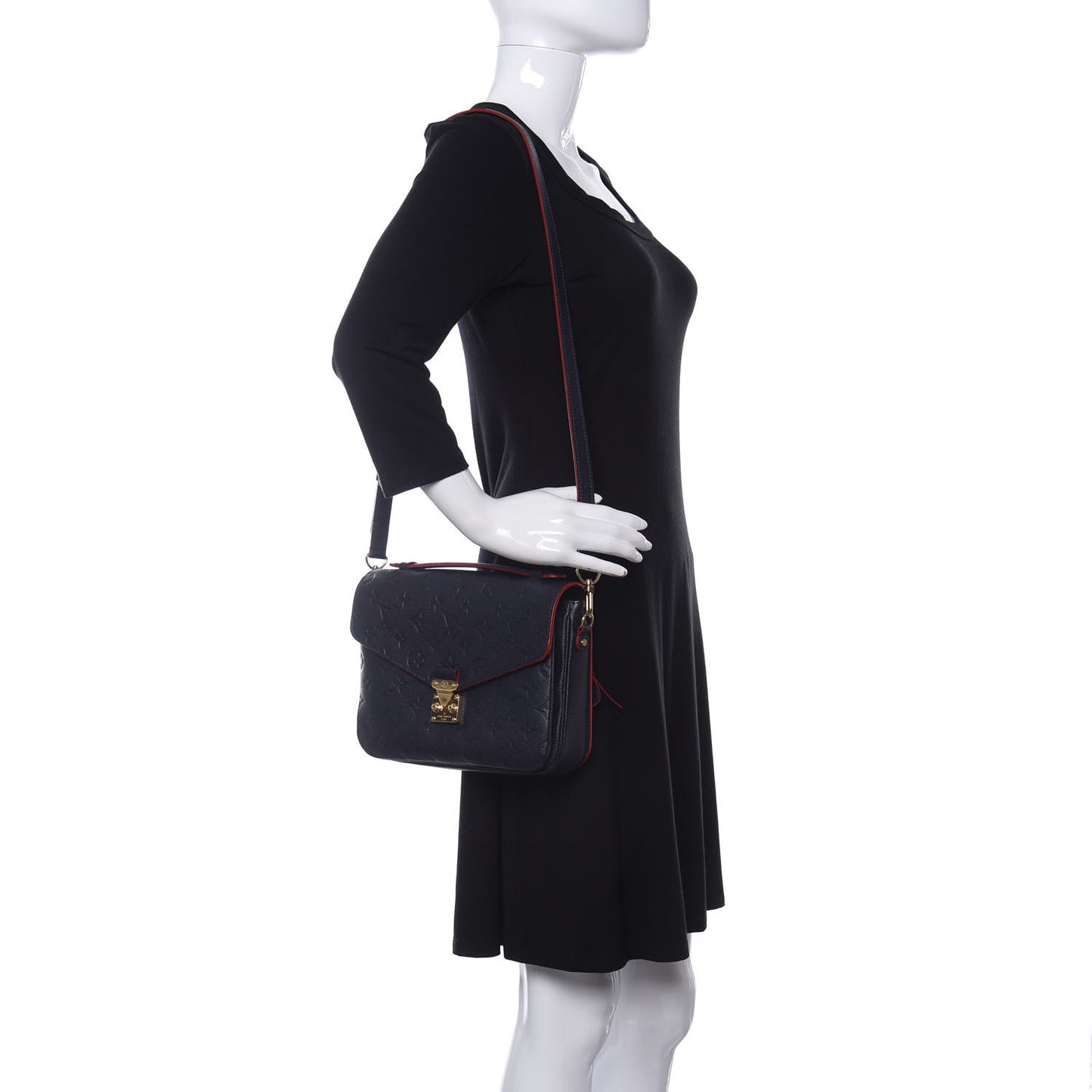 Empreinte Pochette Metis Marine Rouge