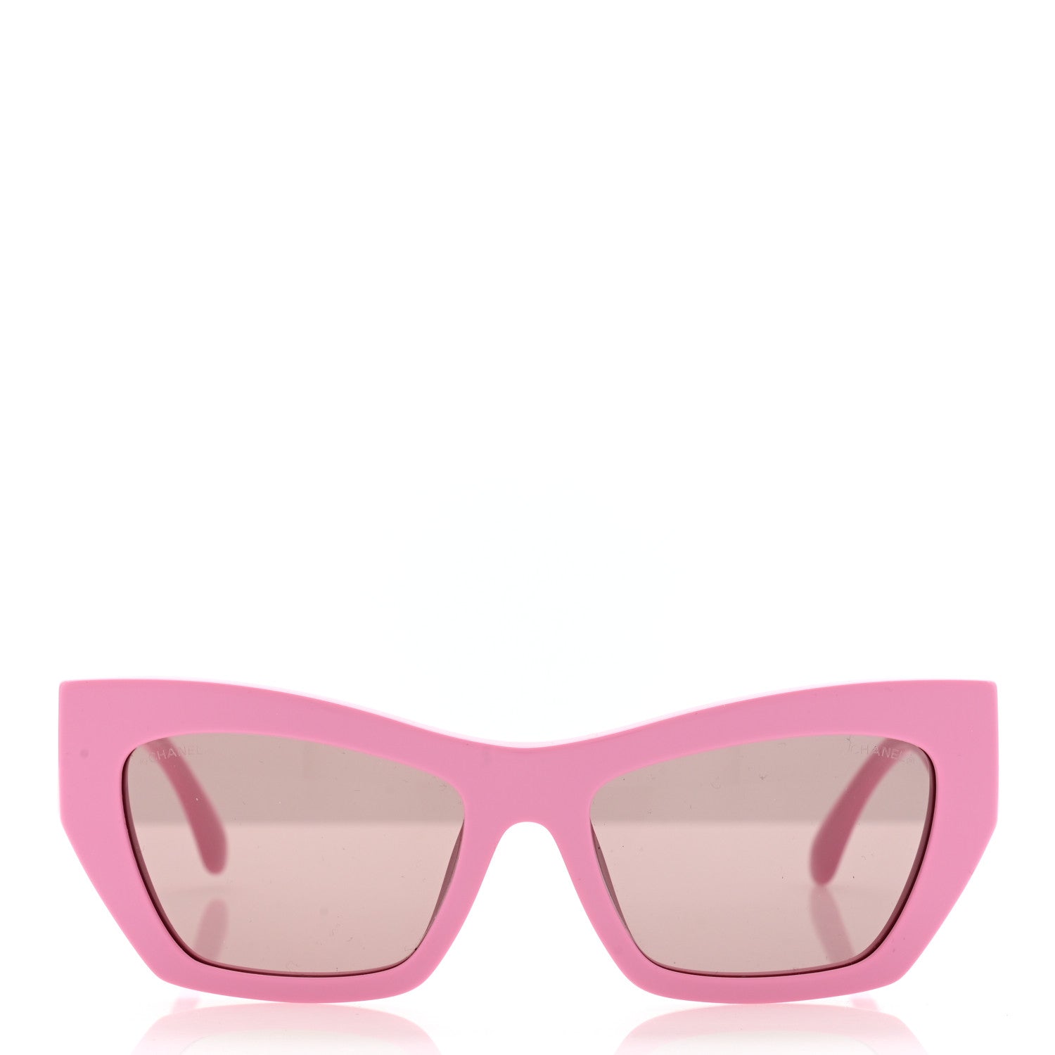 Chanel Acetate Cat Eye Sunglasses 5527 Pink 2 of 8