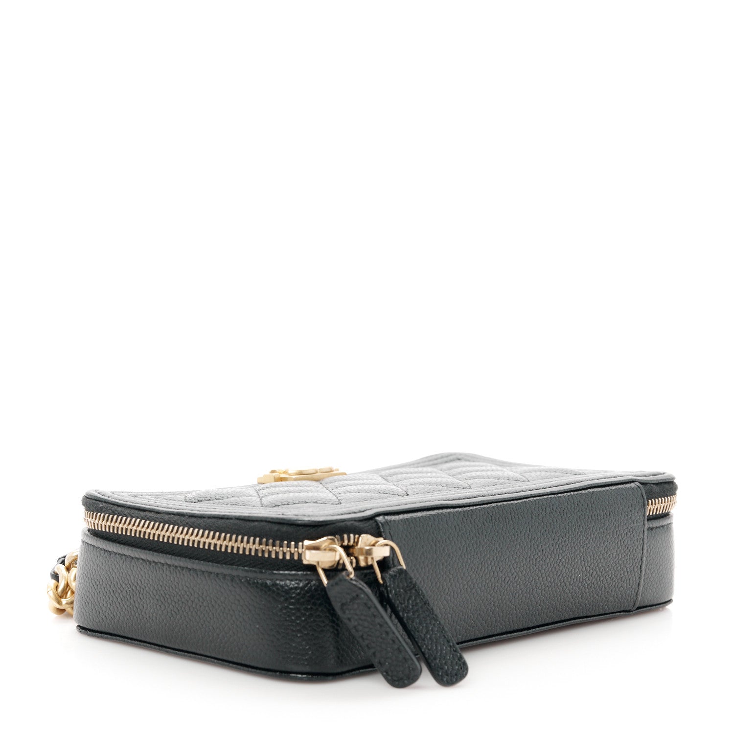 Chanel Caviar Quilted Small Boy Clutch With Chain Black 4 of 10
