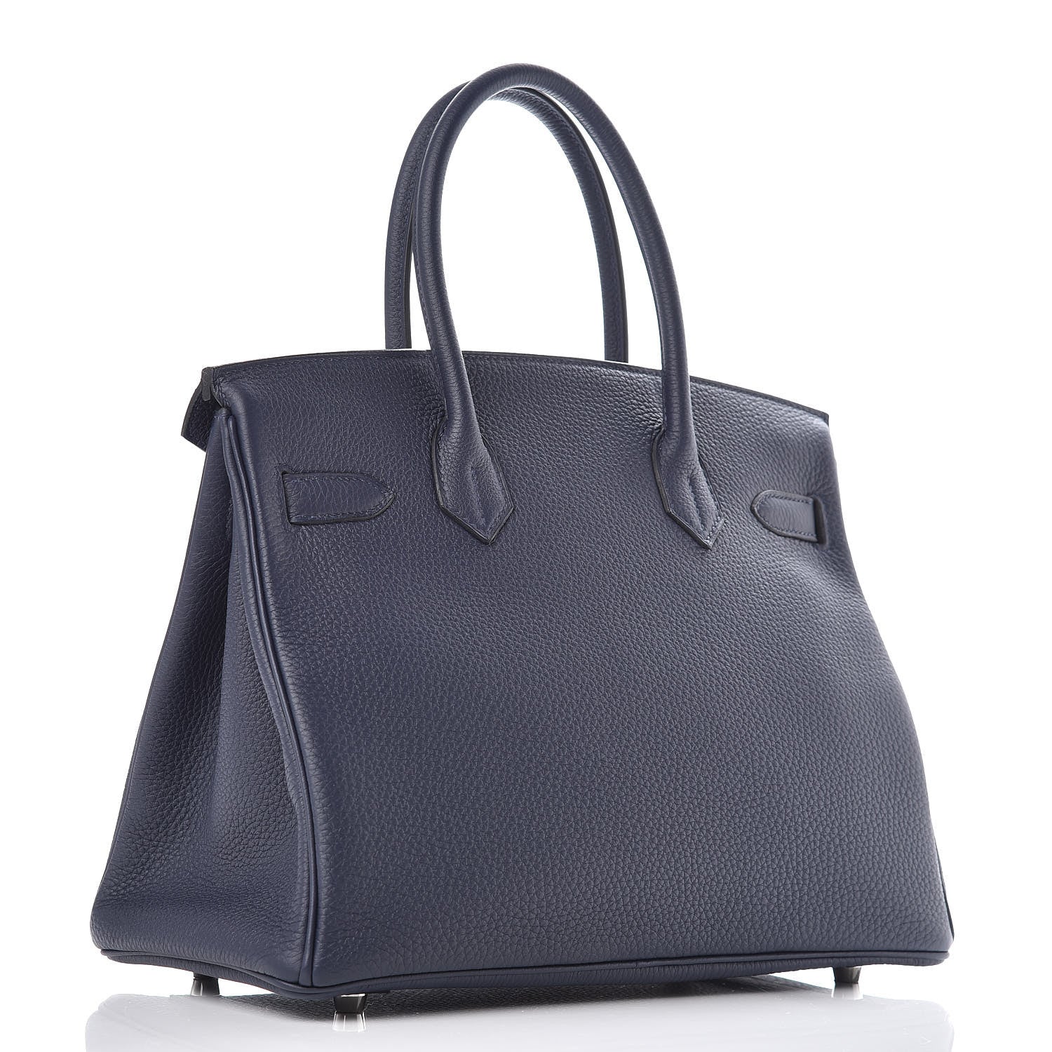 Hermes Togo Swift Officier Birkin 30 Bleu Nuit Vert Cypress 3 of 39