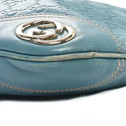 Gucci Guccissima Medium New Britt Hobo Blue 10 of 10
