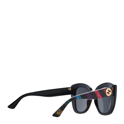Gucci Acetate Glitter Sunglasses GG0327S Black 3 of 7