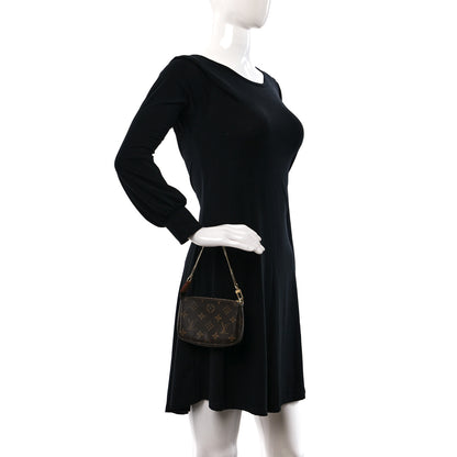 Louis Vuitton Monogram Mini Pochette Accessories 2 of 9