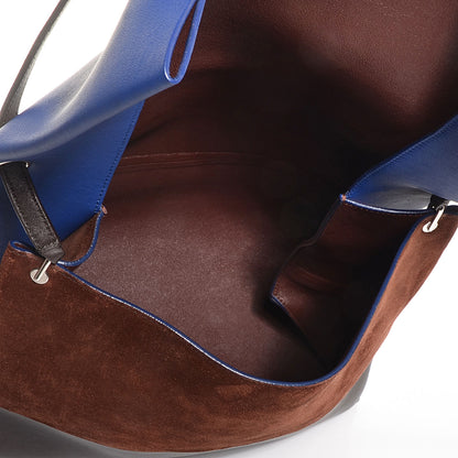 Celine Calfskin Suede All Soft Shoulder Bag Indigo 8 of 10