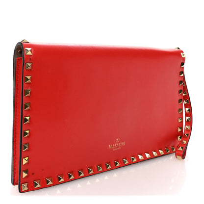 Valentino Garavani Nappa Rockstud Wristlet Clutch Rosso Valentino 3 of 6