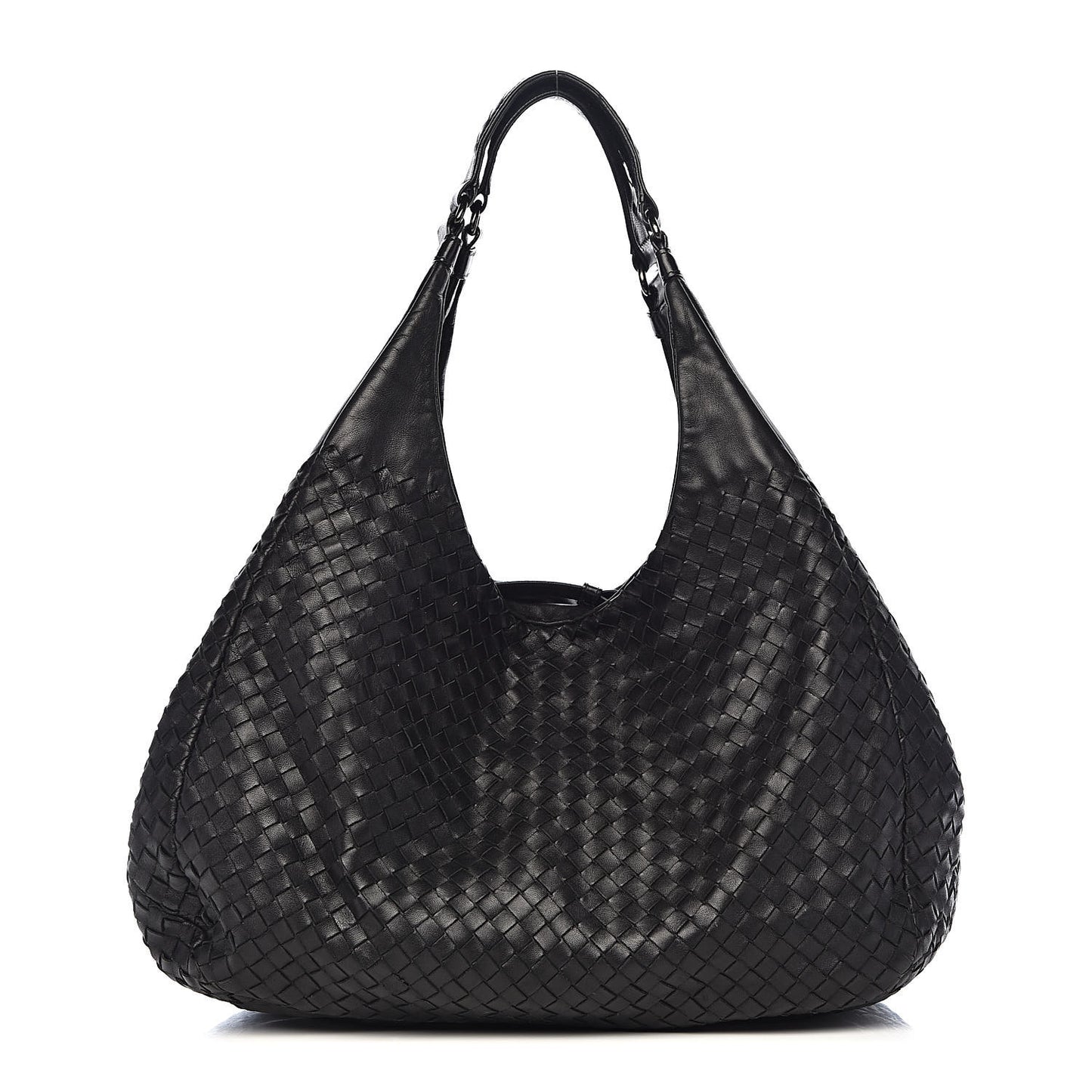 Nappa Intrecciato Large Campana Black