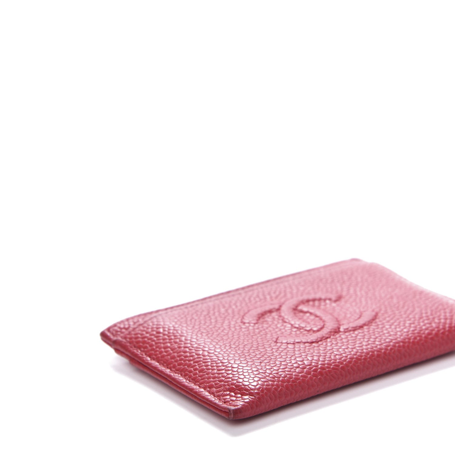 Chanel Caviar Timeless CC Card Holder Red 6 of 11
