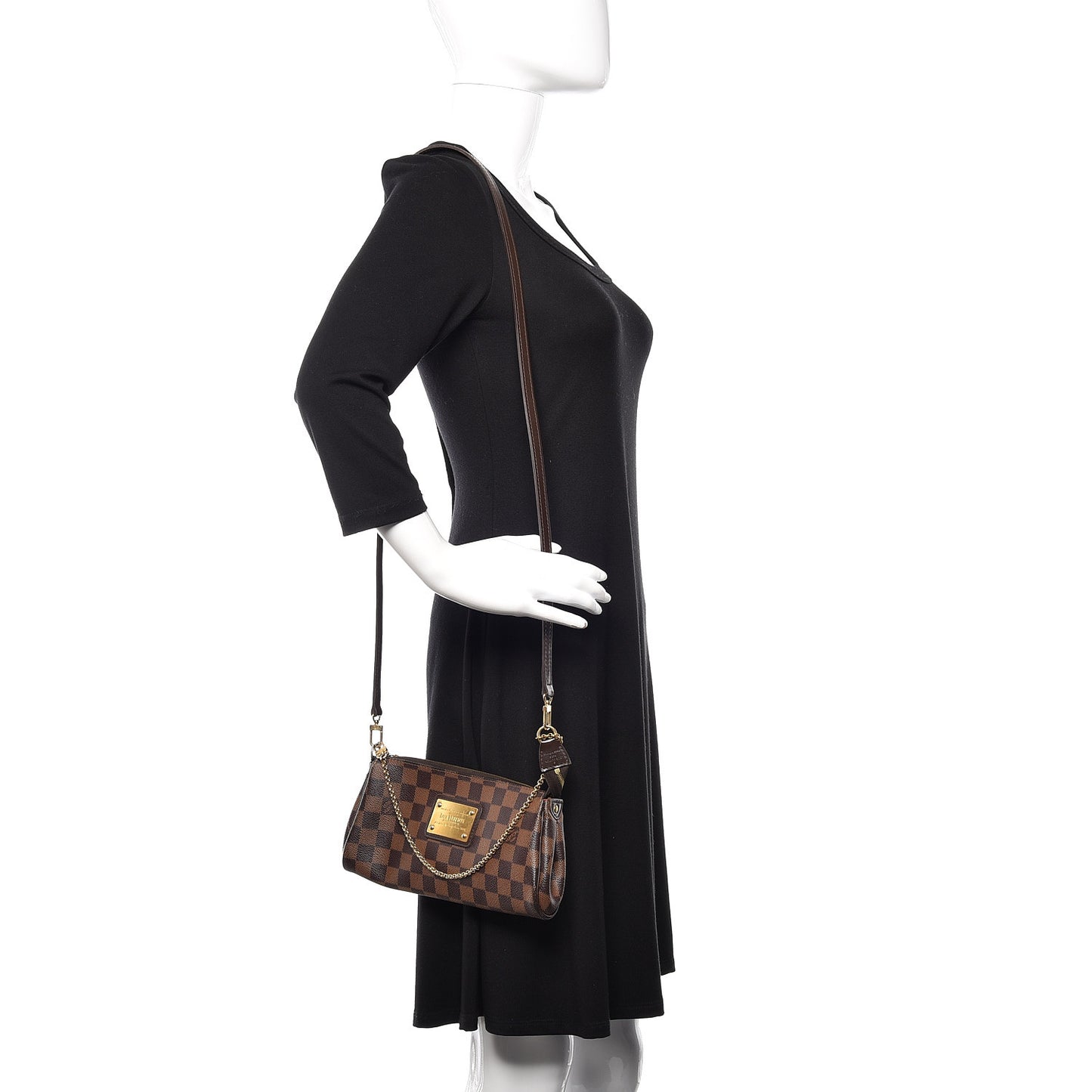 Damier Ebene Eva Clutch