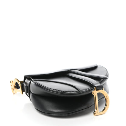 Christian Dior Calfskin Mini Saddle Bag Black 4 of 7