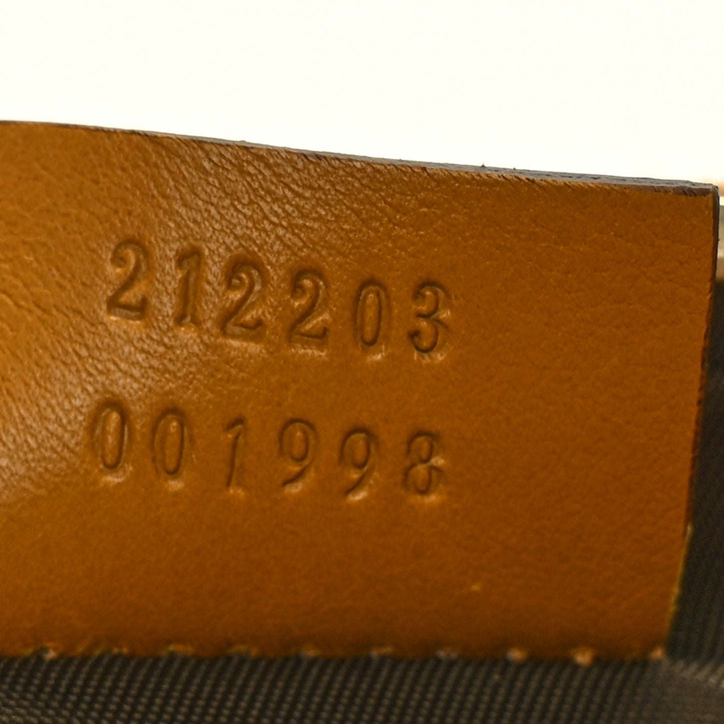 Guccissima New Brit Wristlet Yellow