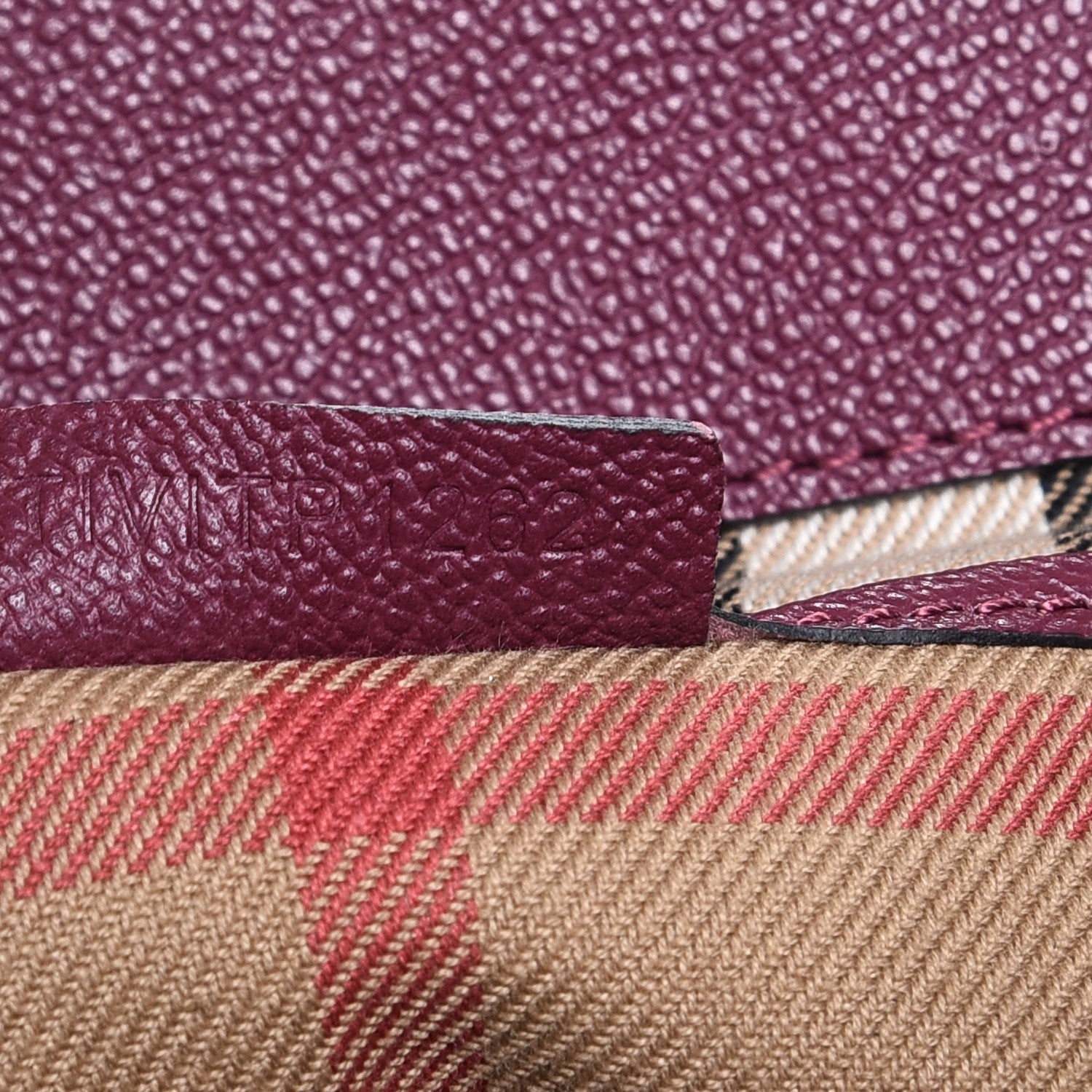 Burberry Soft Grain Medium Buckle Tote Dark Plum 9 of 9