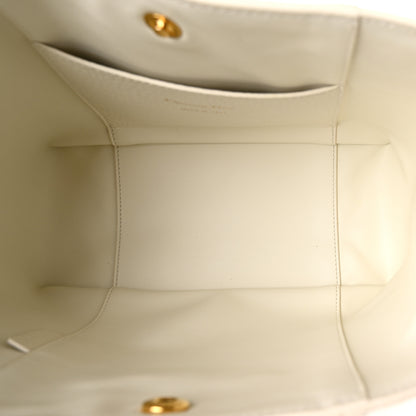 Christian Dior Calfskin Medium Signature Bucket Bag Latte 5 of 12