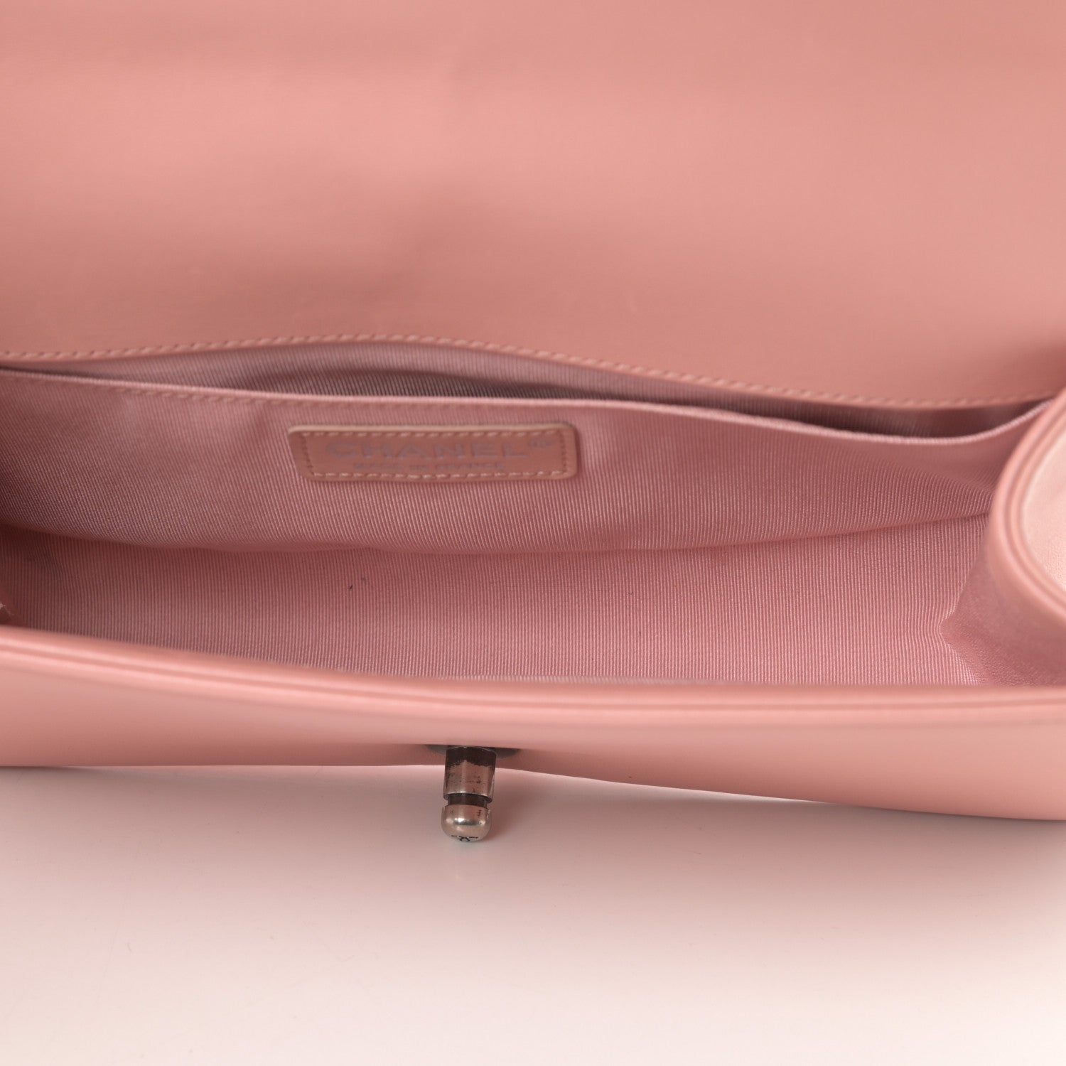 Chanel Lambskin Quilted Medium Boy Flap Light Pink 5 of 15