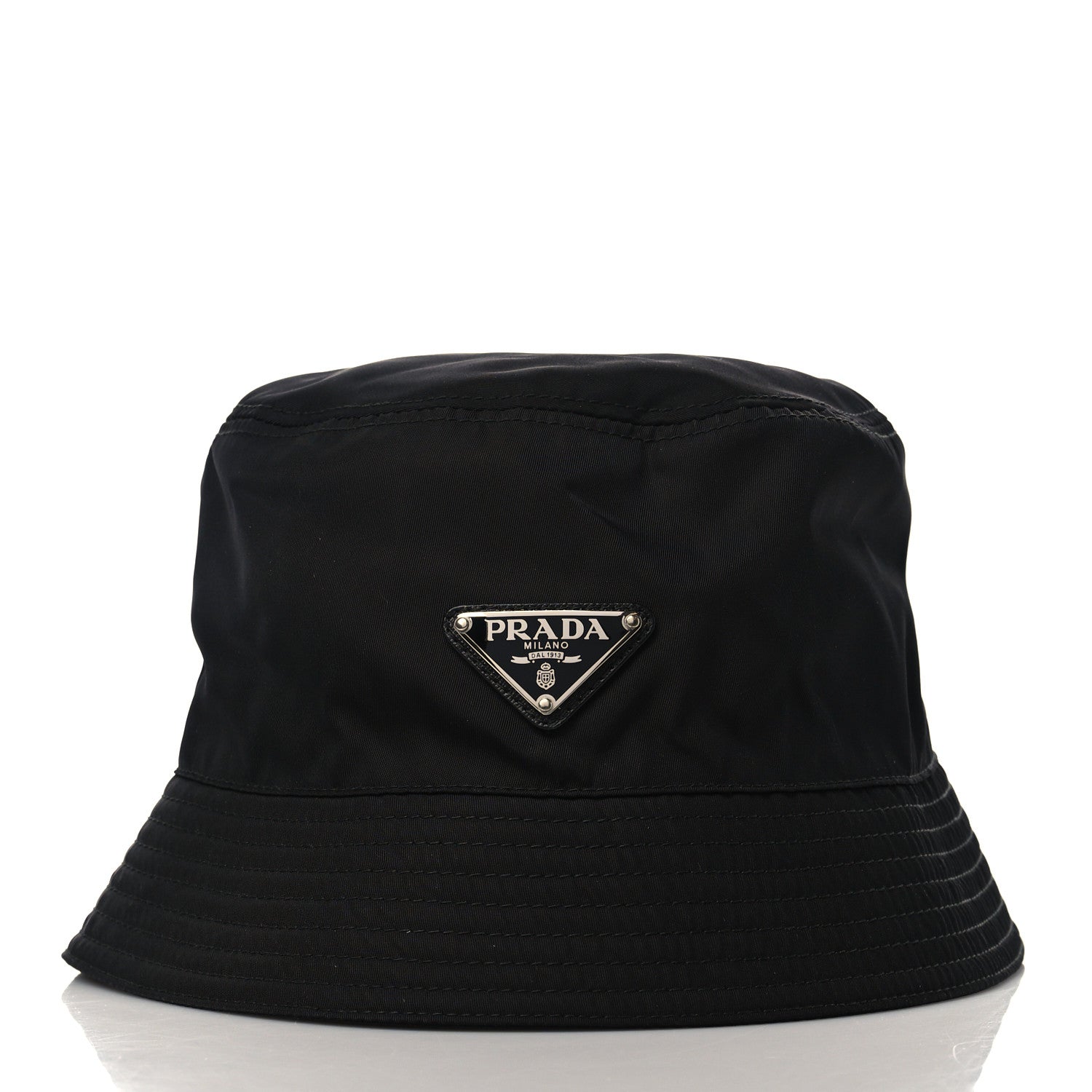 Prada Nylon Bucket Hat M Black 2 of 7