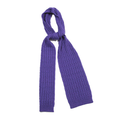 Gucci Wool Knit Shine Reg Scarf Parma Violet Dark Purple 1 of 4