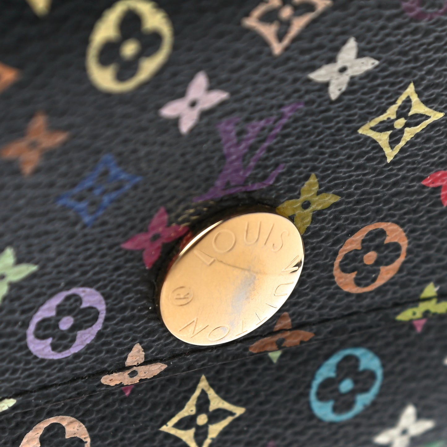 Monogram Multicolor Sarah Wallet Black Grenade
