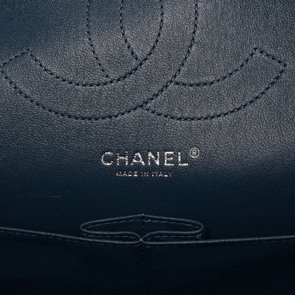 Chanel Caviar Quilted Jumbo Double Flap Blue 7 of 8