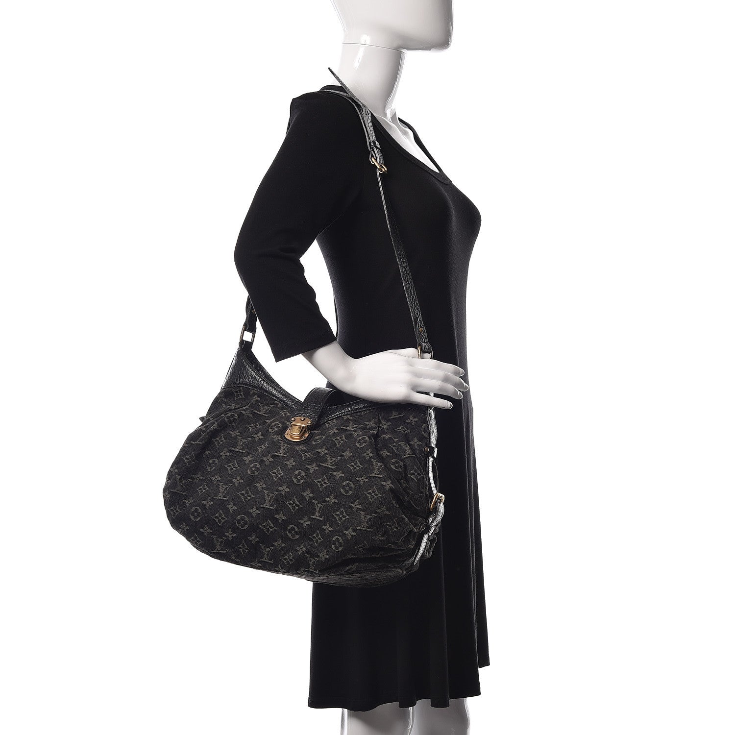 Louis Vuitton Denim Mahina XS Black 2 of 14