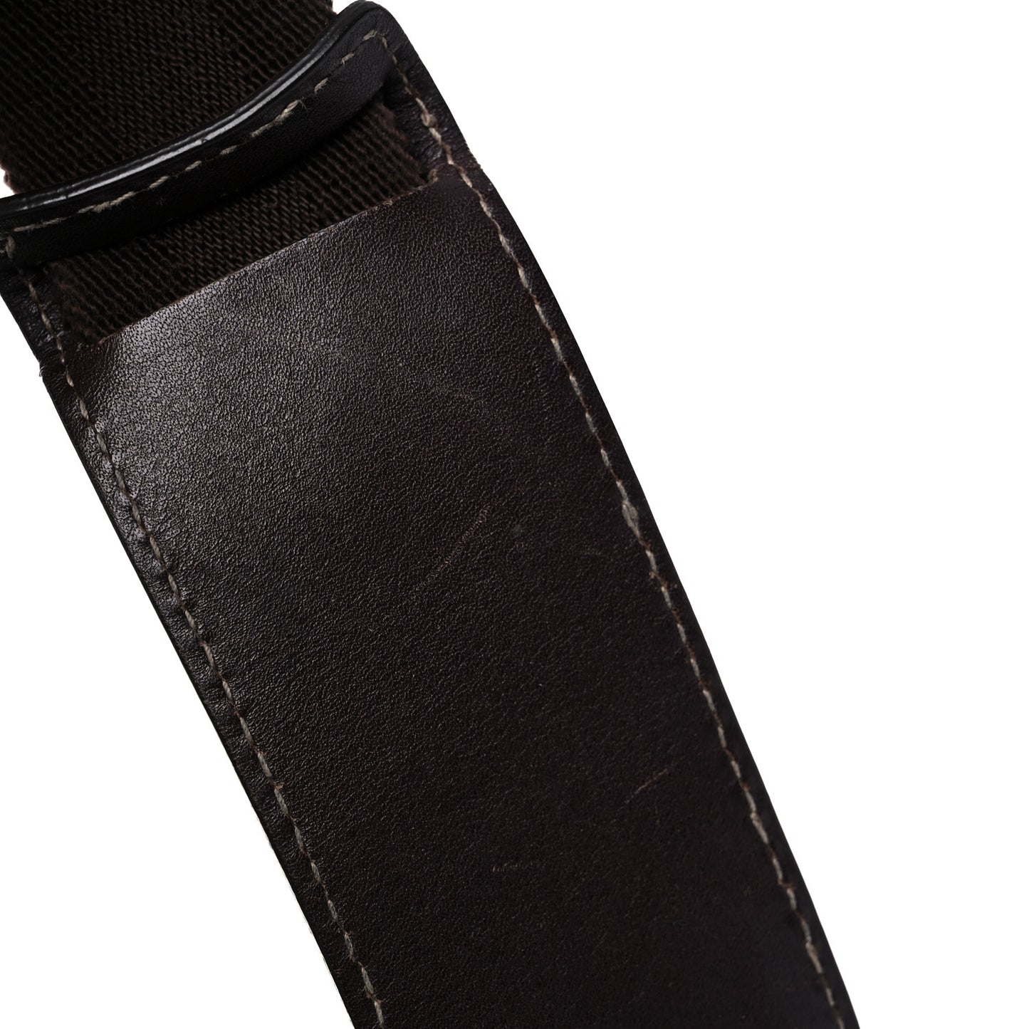 GG Plus Monogram Messenger Diaper Bag Dark Brown