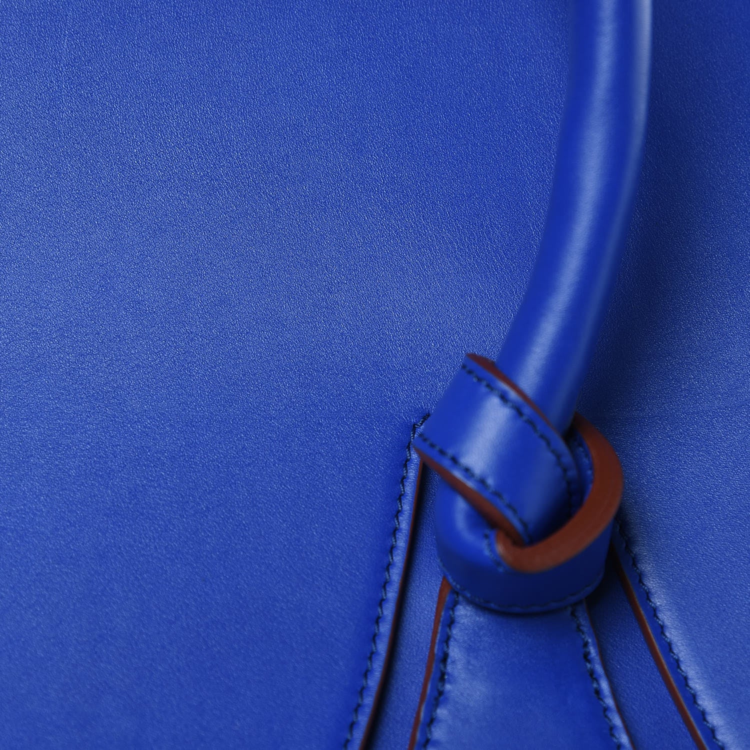 Celine Natural Calfskin Medium Tie Knot Tote Indigo 16 of 20