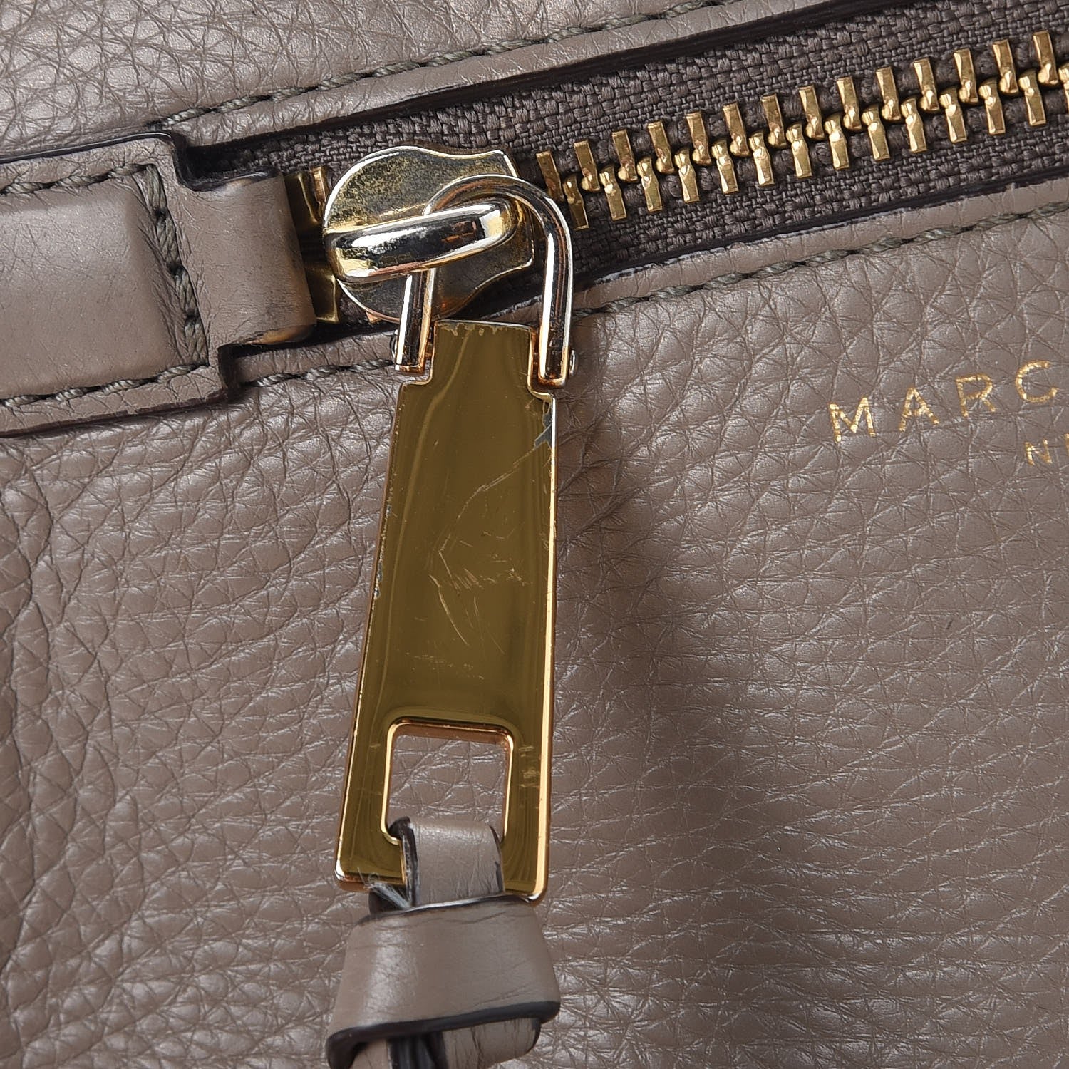Marc Jacobs Pebbled Calfskin Recruit Nomad Crossbody Mink 16 of 24