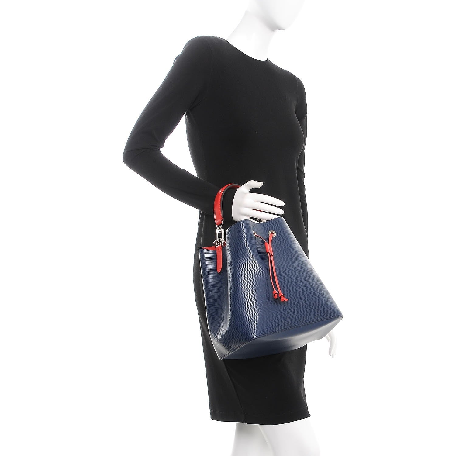 Louis Vuitton Epi Neonoe Indigo Coquelicot 3 of 10