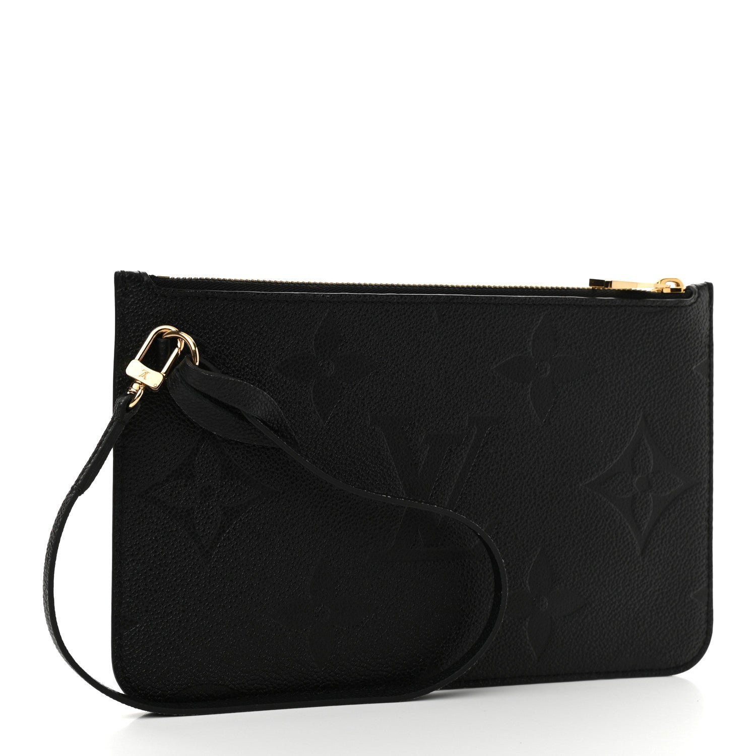 Louis Vuitton Empreinte Monogram Giant Neverfull MM Pochette Black 3 of 6