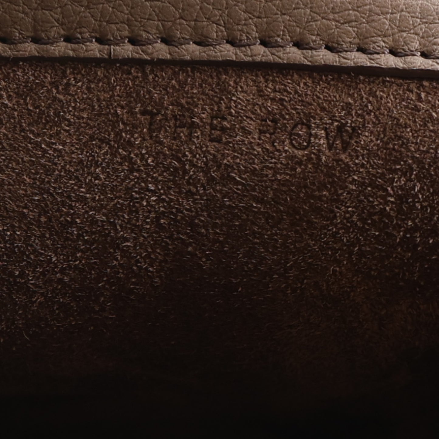 Grained Calfskin Medium N/S Park Tote Smoked Taupe