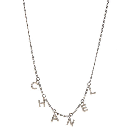 Chanel Logo Necklace Gold 1 of 4