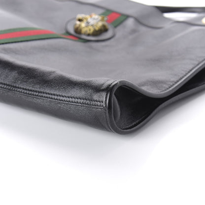 Gucci Calfskin Large Rajah Chain Tote Black 7 of 10