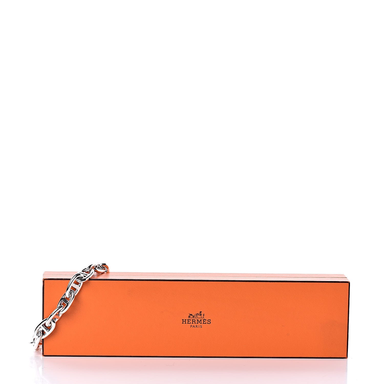 Hermes Sterling Silver GM Chaine D'Ancre Bracelet 5 of 5