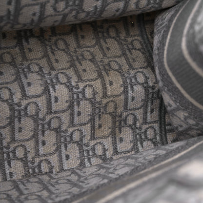 Christian Dior Oblique Medium Book Tote Grey 12 of 17