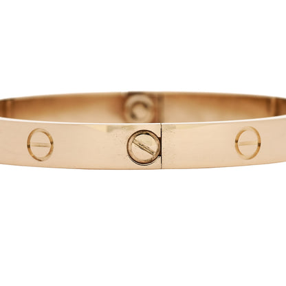 Cartier 18K Yellow Gold LOVE Bracelet 17 5 of 8