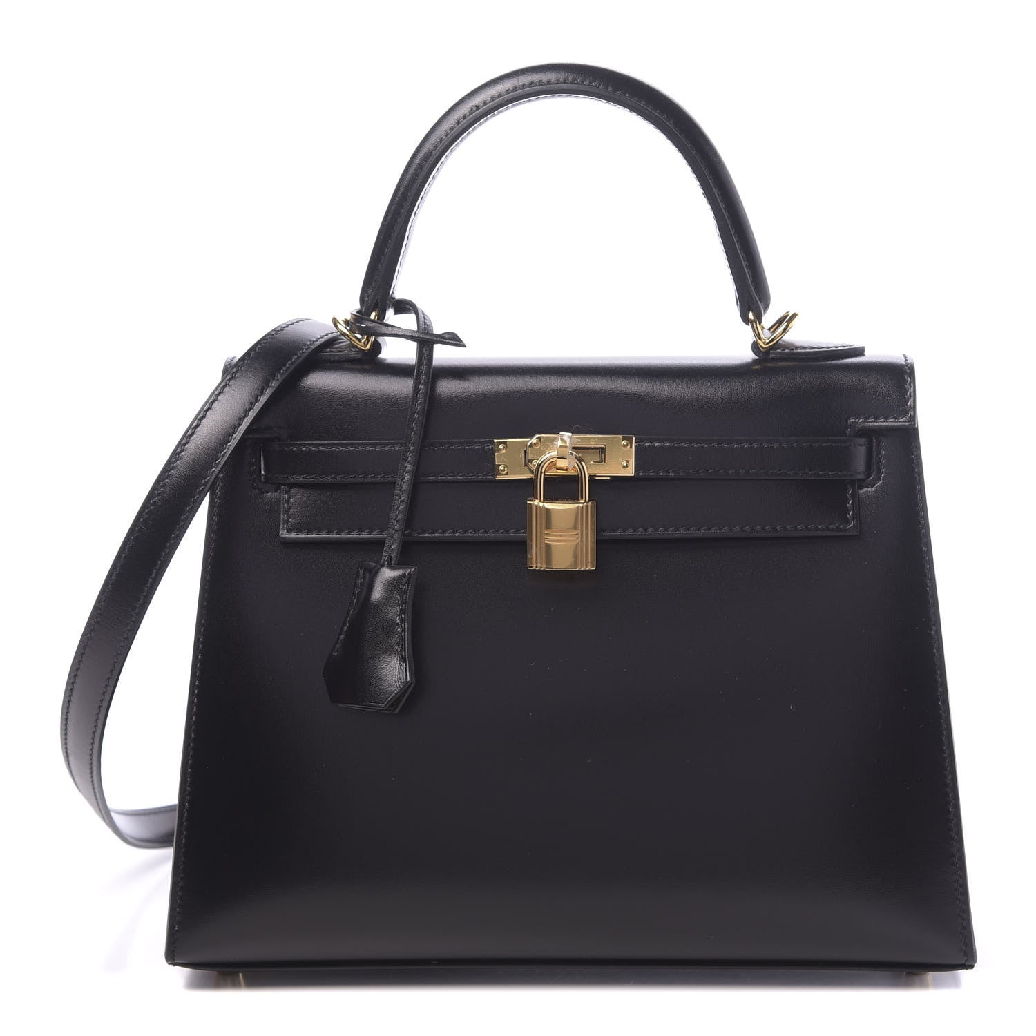 Hermes Box Kelly Sellier 25 Black 1 of 11