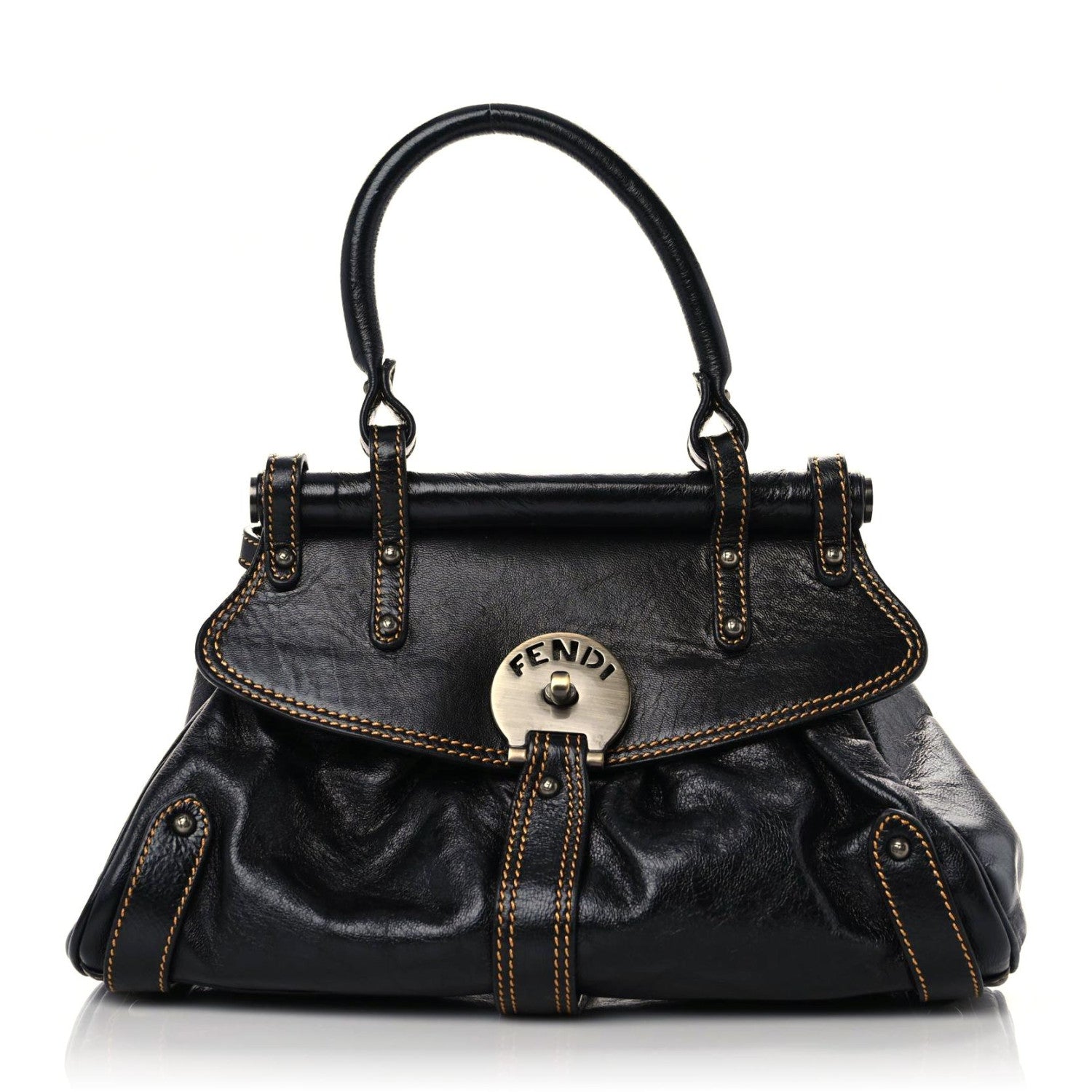 Fendi Lambskin Small Magic Bag Black 1 of 12