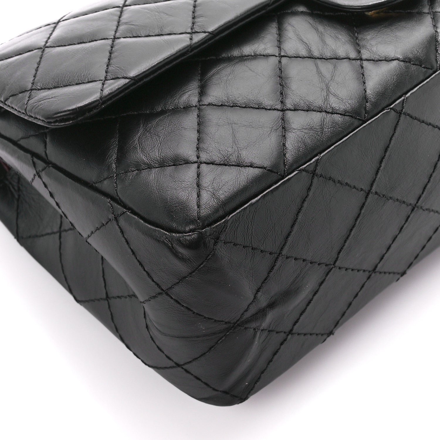 Chanel Aged Calfskin Quilted 2.55 Reissue 226 Flap Black 10 of 13