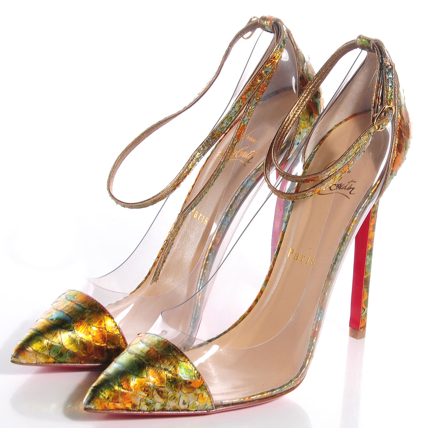 Python Bis Un Bout 120 Pumps 39.5 Multicolor