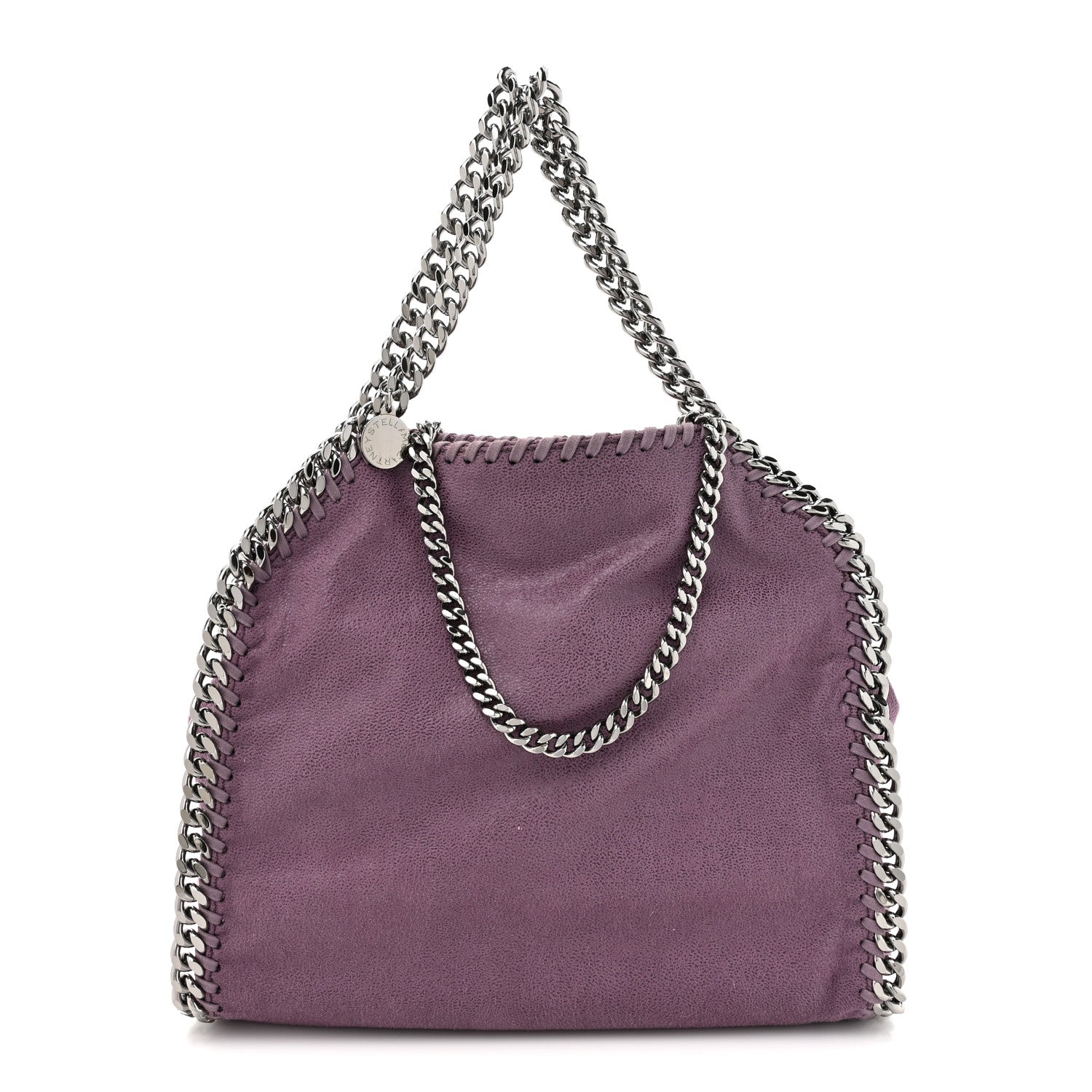 Stella McCartney Shaggy Deer Mini Falabella Fold Over Tote Amethyste 1 of 9